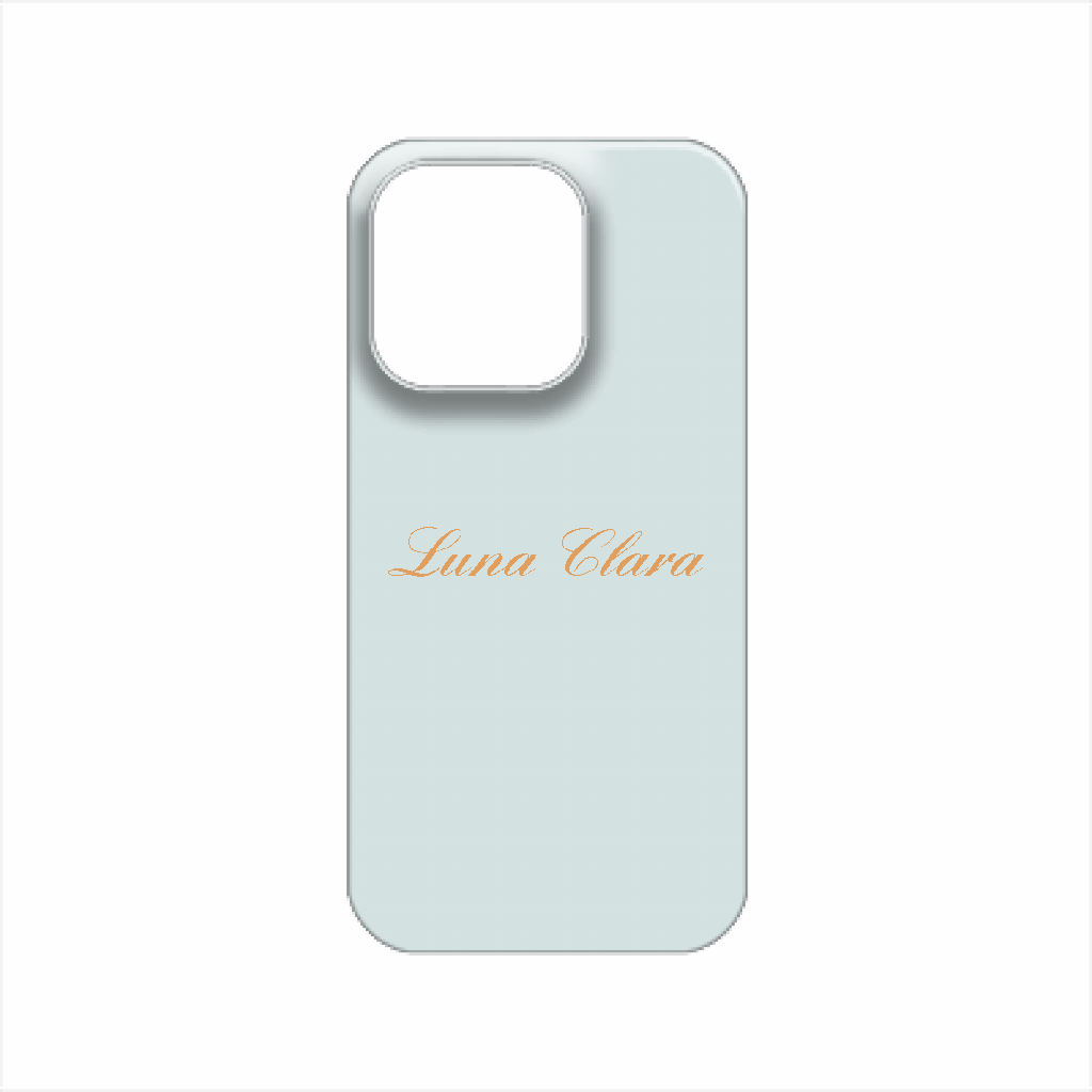 iPhone 14 Pro LUNA CLARAくすみブルー ハードカバーケース