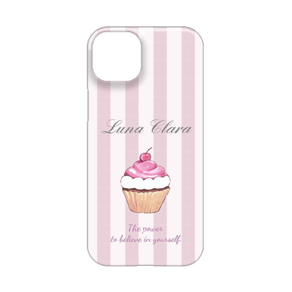 iPhone 15 Plus カップケーキ ハードカバーケース