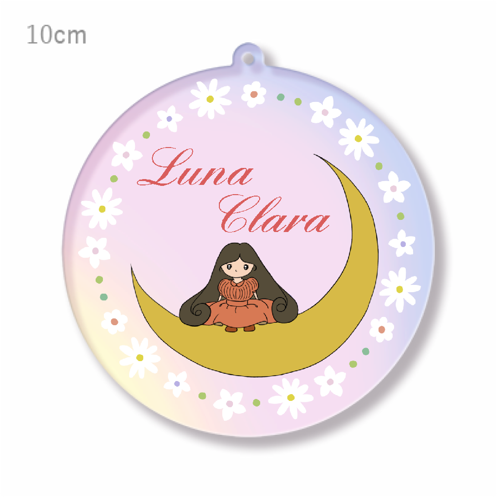 LUNA CLARAオーロラアクリルキーホルダー(10cm)