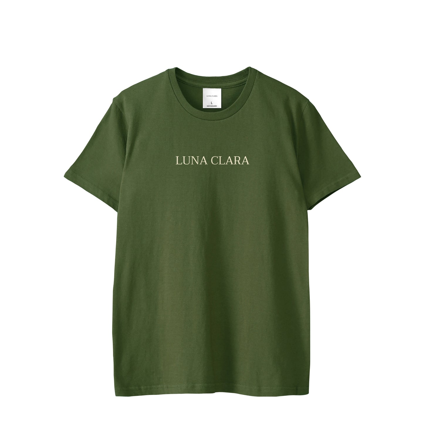 刺繍ロゴTシャツ olive-drab image