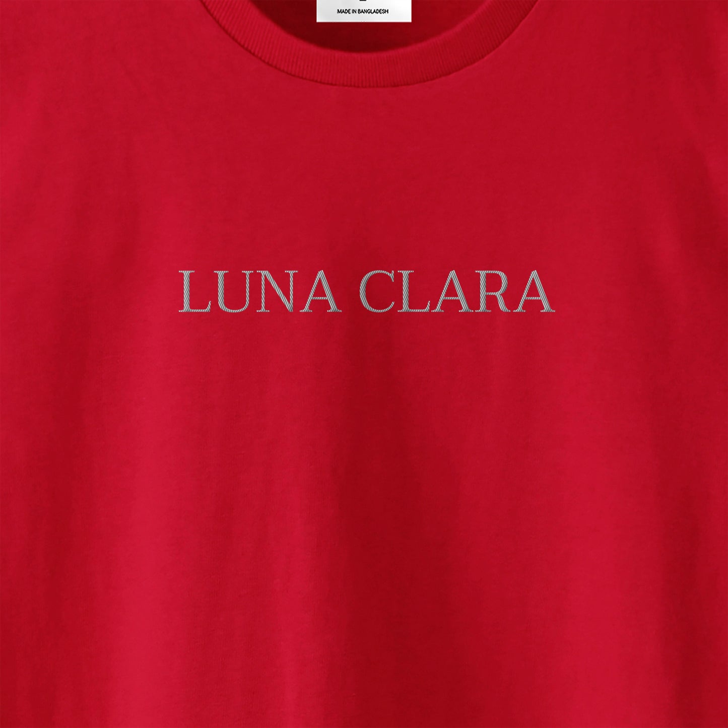 刺繍ロゴTシャツ red image