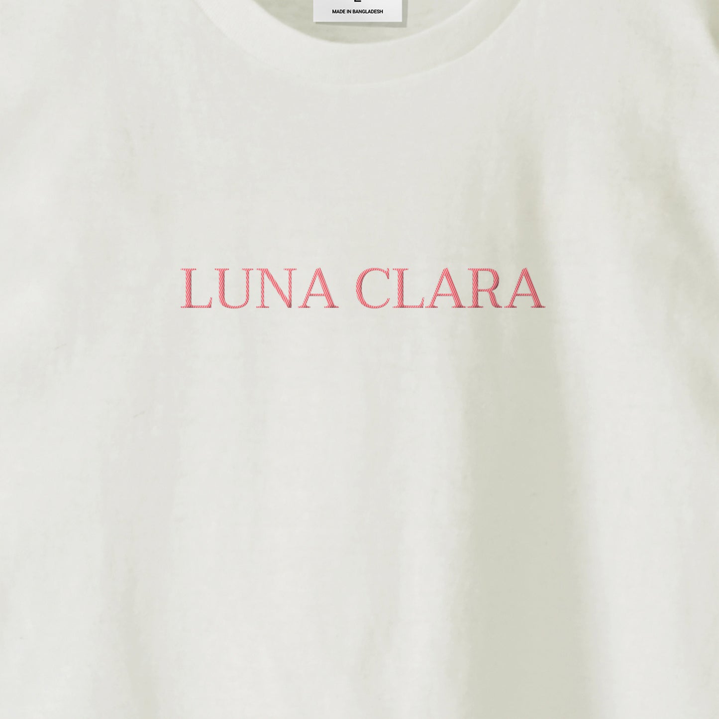 刺繍ロゴTシャツ white image