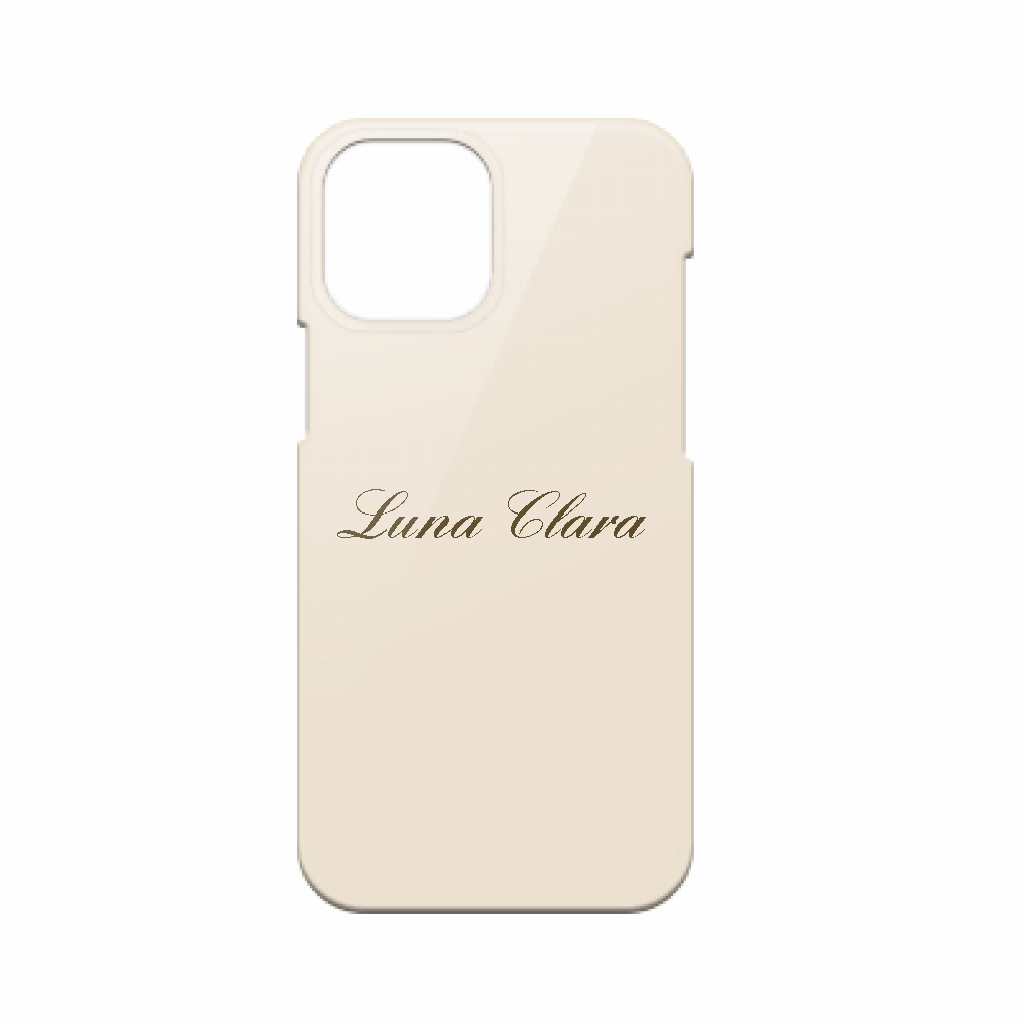 iPhone 12 Pro LUNA CLARAくすみベージュ ハードカバーケース