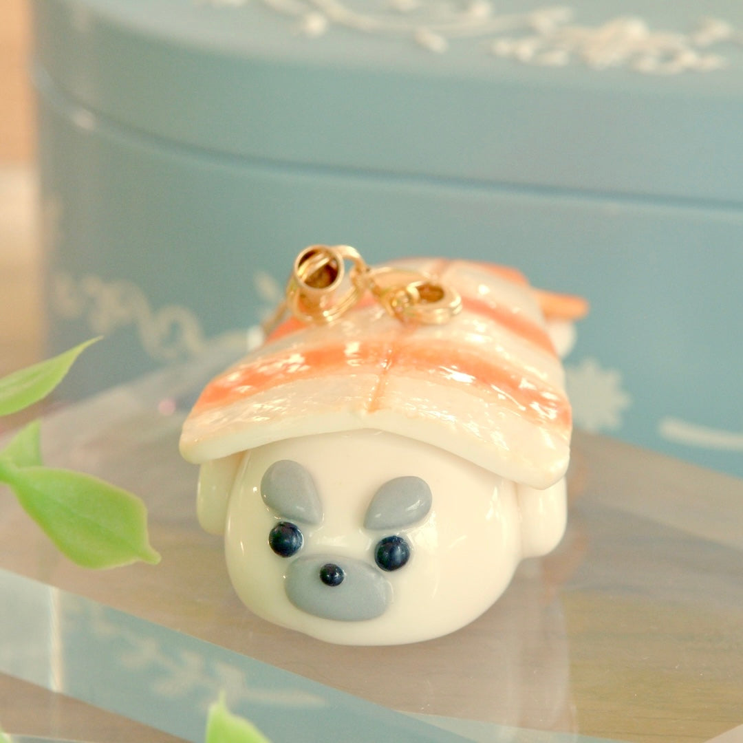 蒸し海老アザラシ寿司キーホルダー