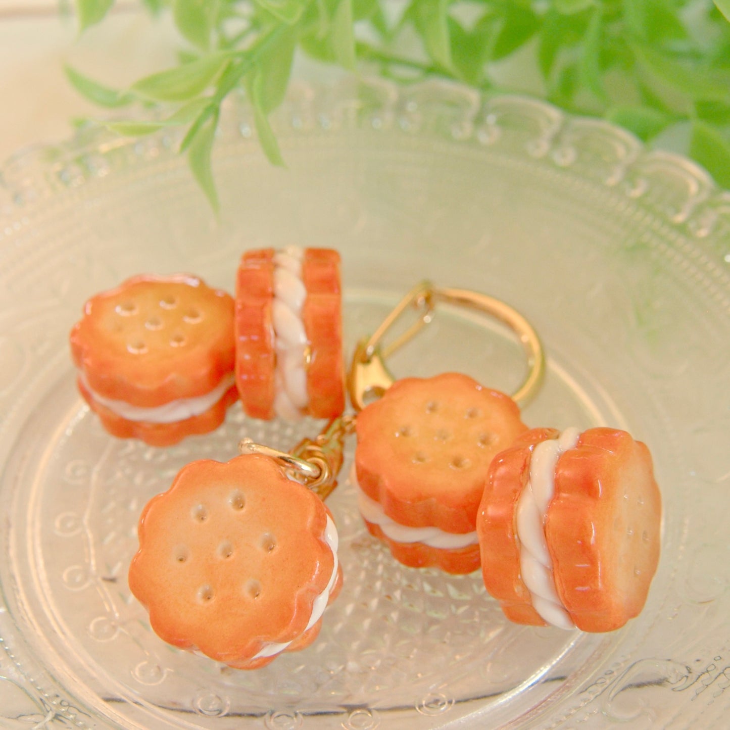 クッキークリームサンドキーホルダー