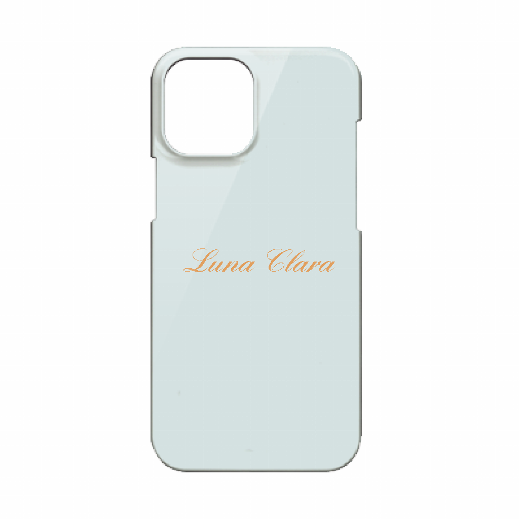 iPhone 12 Pro Max LUNA CLARAくすみブルー ハードカバーケース