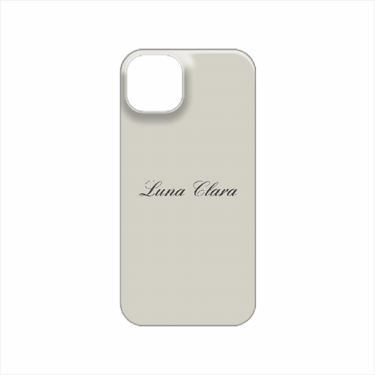 iPhone 14 Plus LUNA CLARAくすみグレー ハードカバーケース