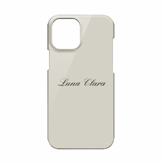 iPhone 12 Pro Max LUNA CLARAくすみグレー ハードカバーケース