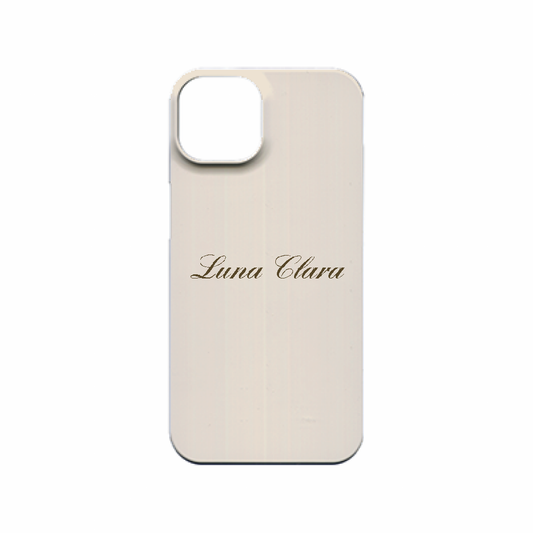 iPhone 13 LUNA CLARAくすみベージュ ハードカバーケース