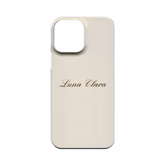iPhone 13 Pro Max LUNA CLARAくすみベージュ ハードカバーケース
