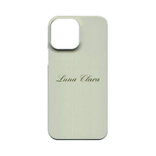 iPhone 13 Pro Max LUNA CLARAくすみグリーン ハードカバーケース