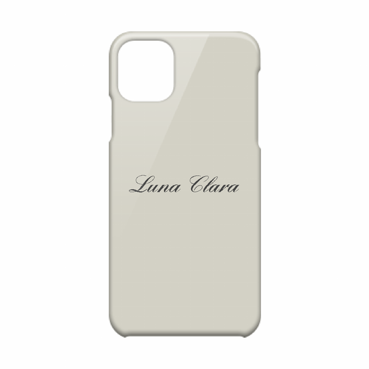 iPhone 11 Pro Max LUNA CLARAくすみグレー ハードカバーケース