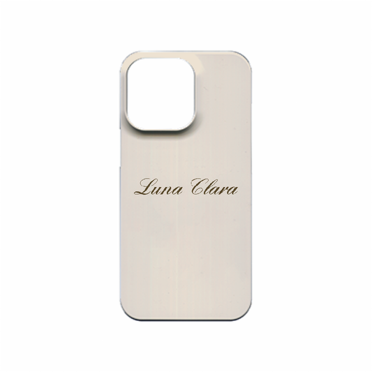 iPhone 13 Pro LUNA CLARAくすみベージュ ハードカバーケース