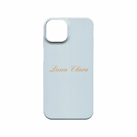 iPhone 13 LUNA CLARAくすみブルー ハードカバーケース