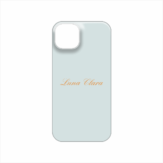 iPhone 14 Plus LUNA CLARAくすみブルー ハードカバーケース