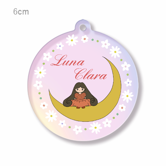 LUNA CLARAオーロラアクリルキーホルダー（6cm）