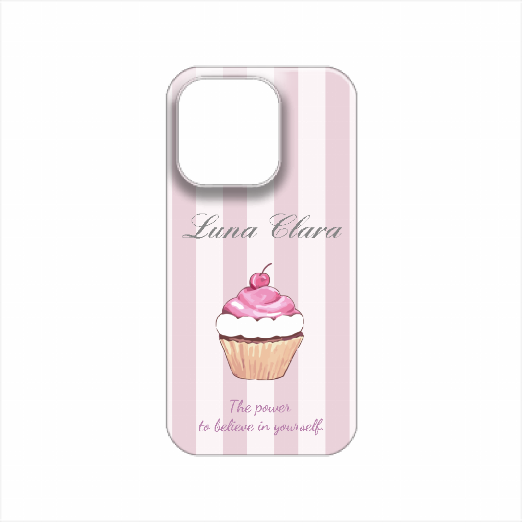 iPhone 14 Pro カップケーキ ハードカバーケース