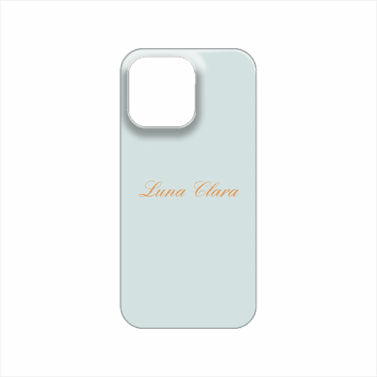 iPhone 14 Pro Max LUNA CLARAくすみブルー ハードカバーケース