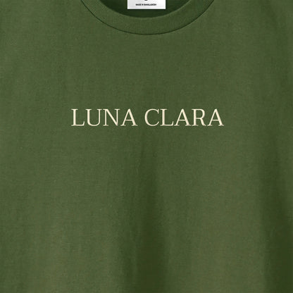 刺繍ロゴTシャツ olive-drab image