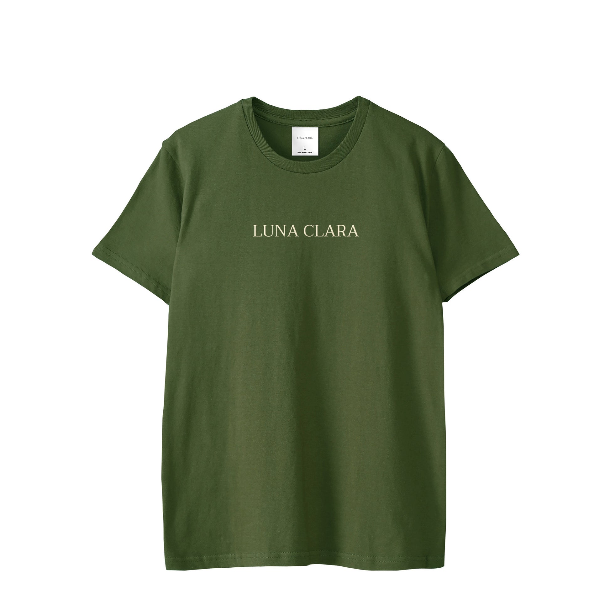 刺繍ロゴTシャツ olive-drab image