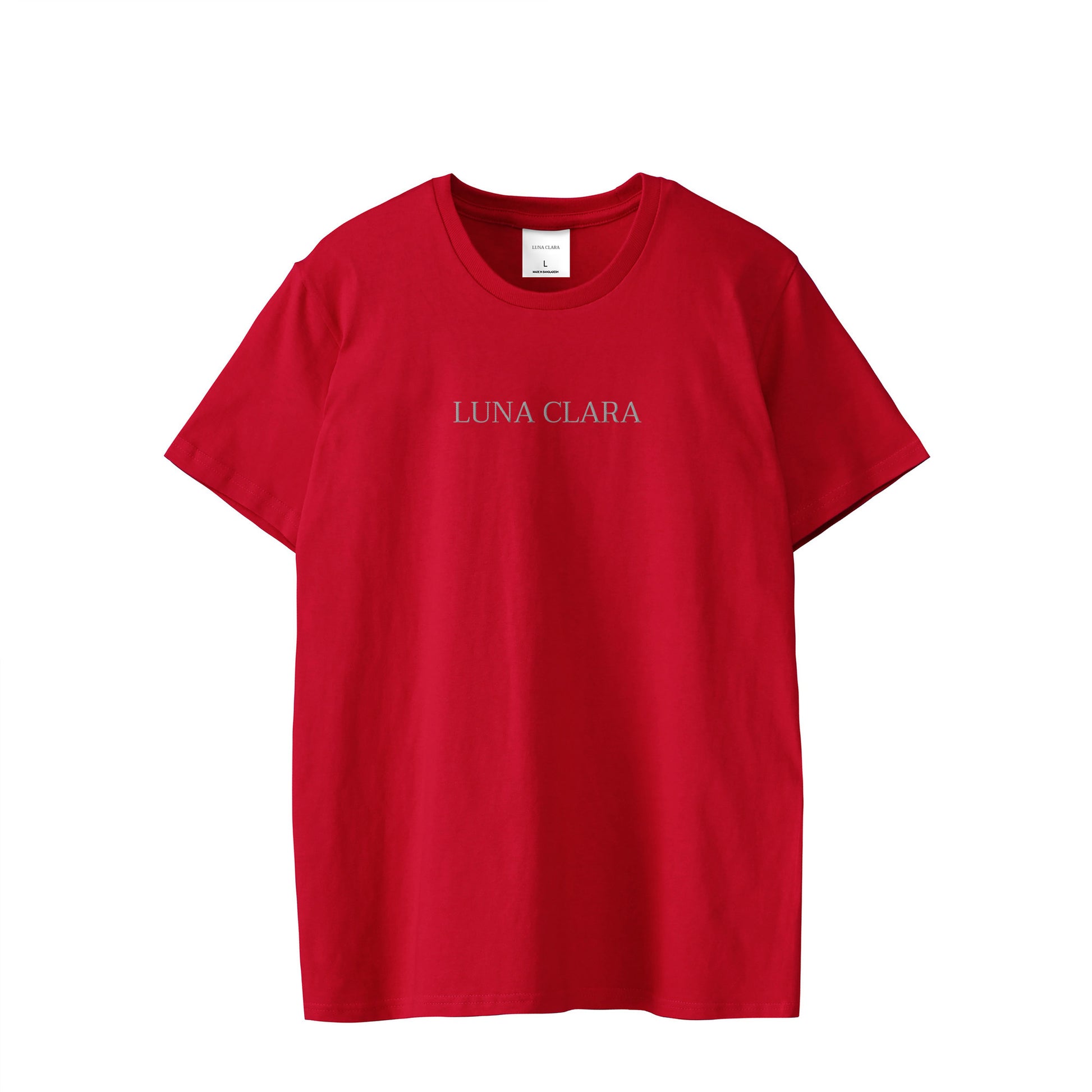 刺繍ロゴTシャツ red image
